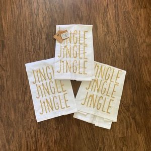 Francesca’s collections Jingle napkins